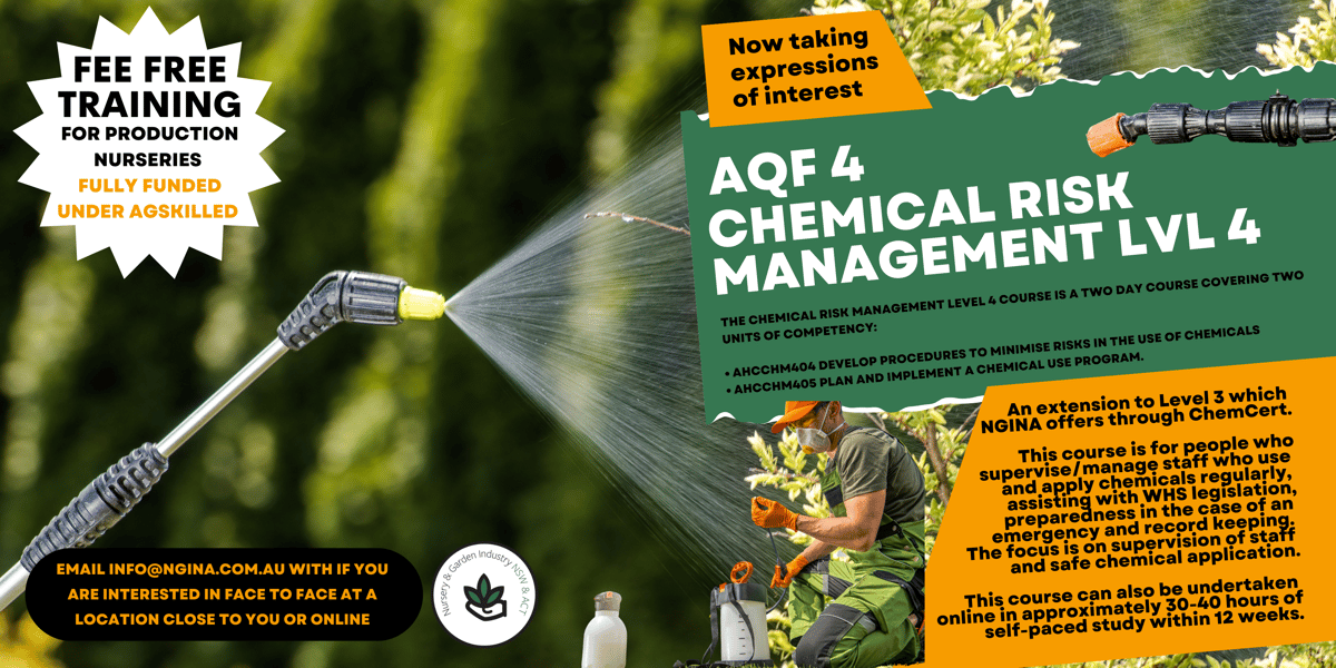 AQF4 Chemical Risk Management Lvl 4