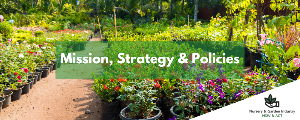 Mission, Strategy & Policies Mission, Strategy & Policies